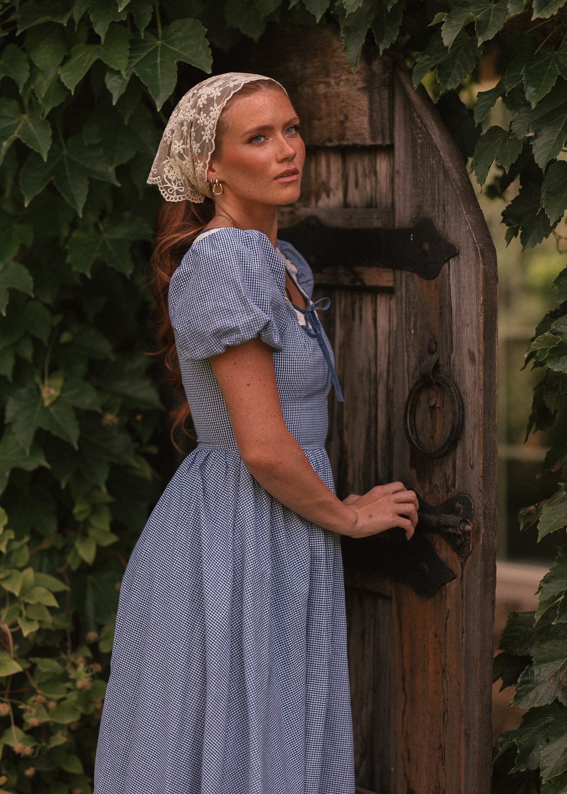 chic size inclusive model wearing JessaKae Giselle Dress