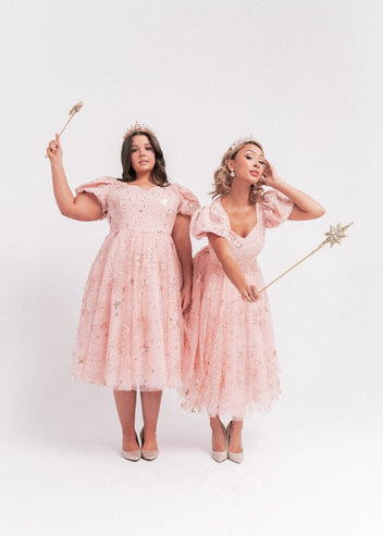 Glinda Dress Dresses - JessaKae - Glinda Dress - Wishful Pink / XXS