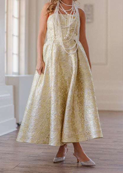 chic size inclusive model wearing JessaKae Gloria Dress