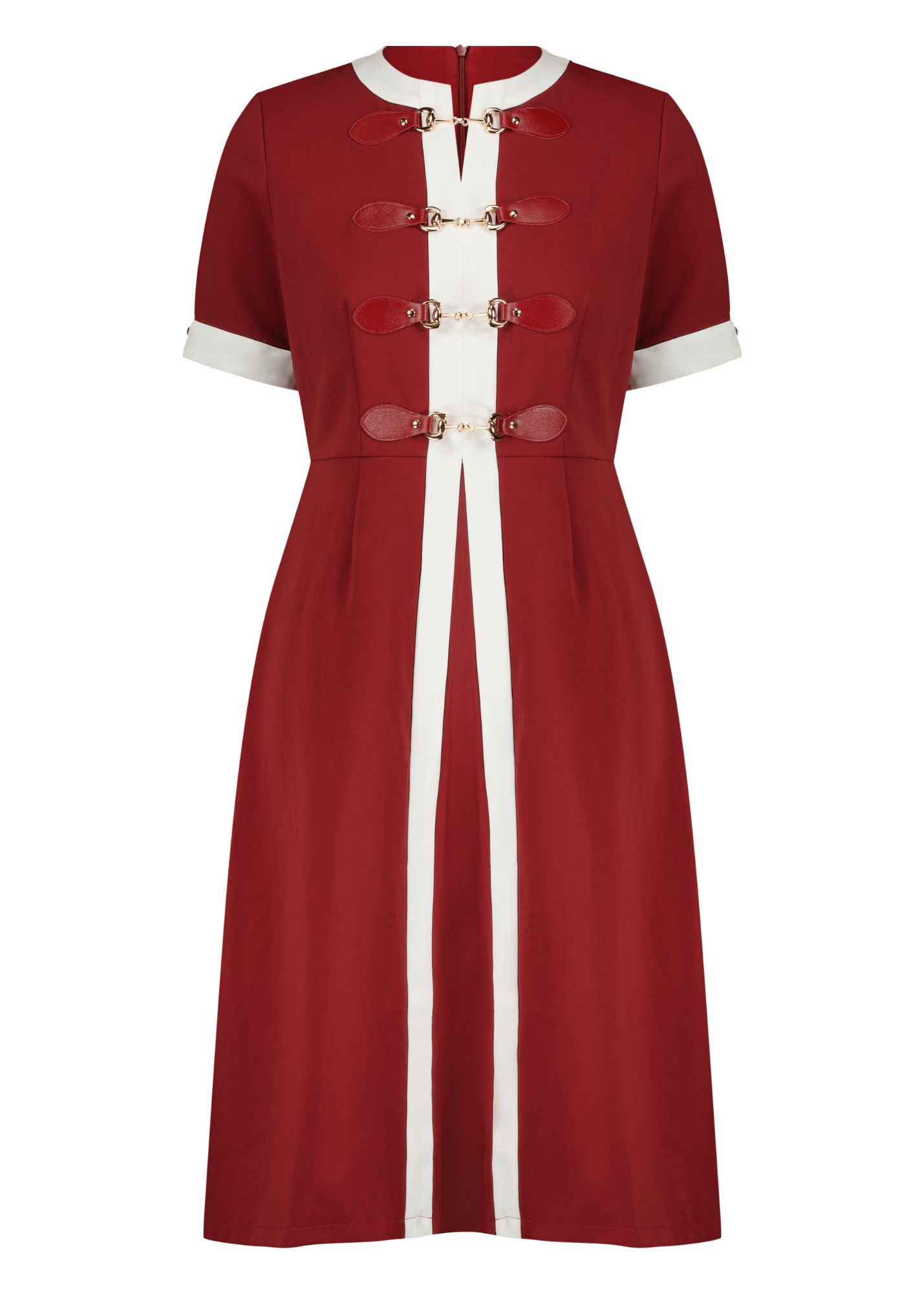 Grace Dress Burgundy - Burgundy