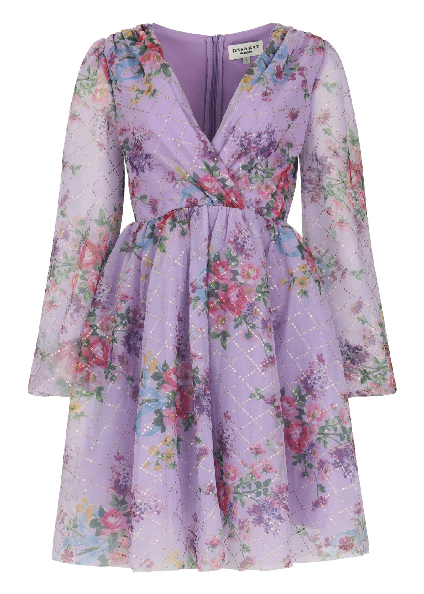 Gretel Dress Dresses - JessaKae - Gretel Dress - Purple / XXS