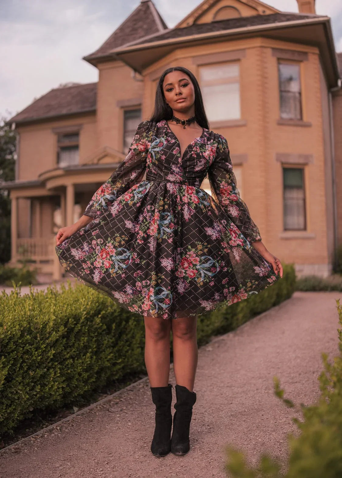 Gretel Dress Dresses - JessaKae - Gretel Dress - Gretel Black / XXS