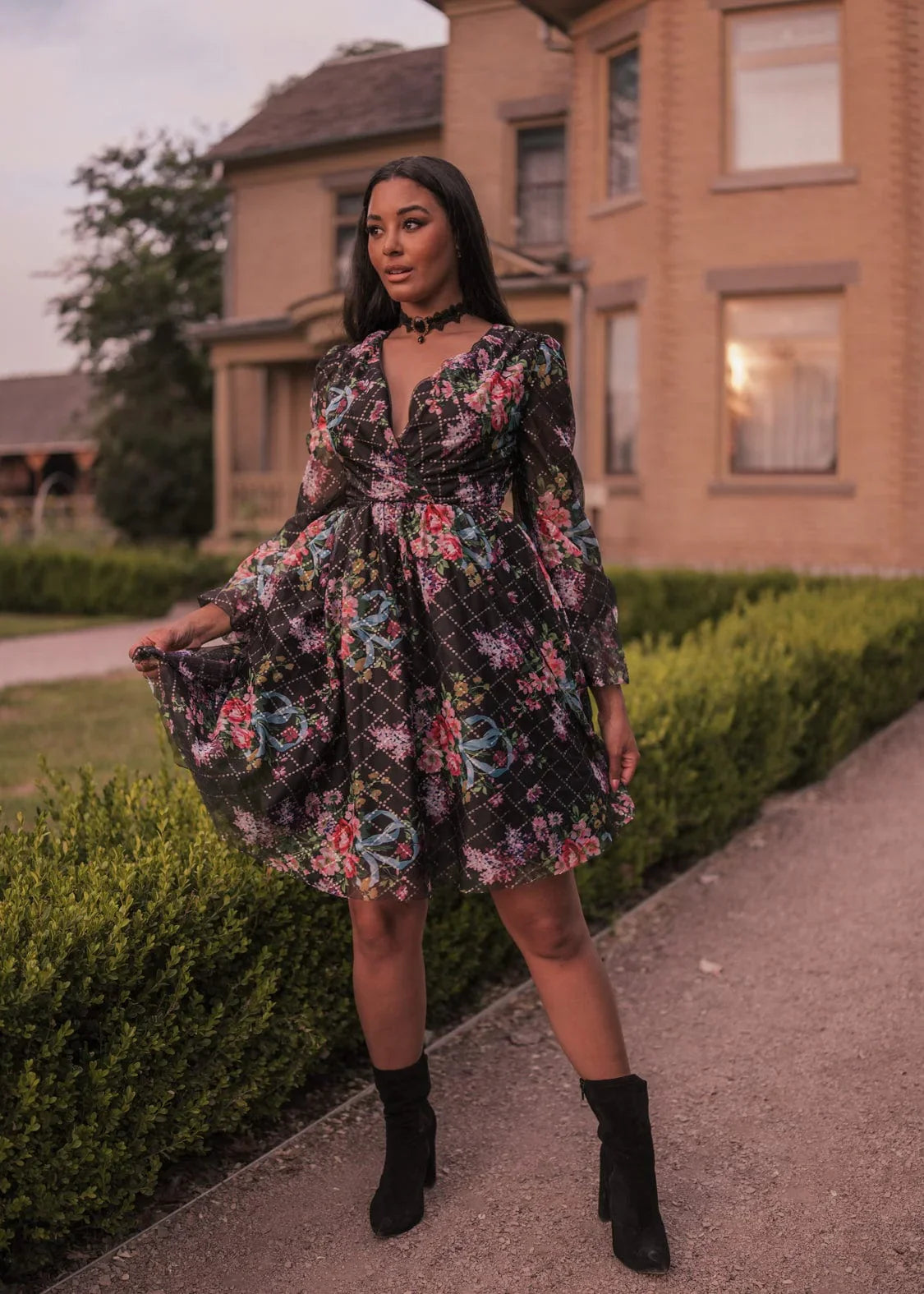 Gretel Dress Dresses - JessaKae - Gretel Dress - Gretel Black / XXS