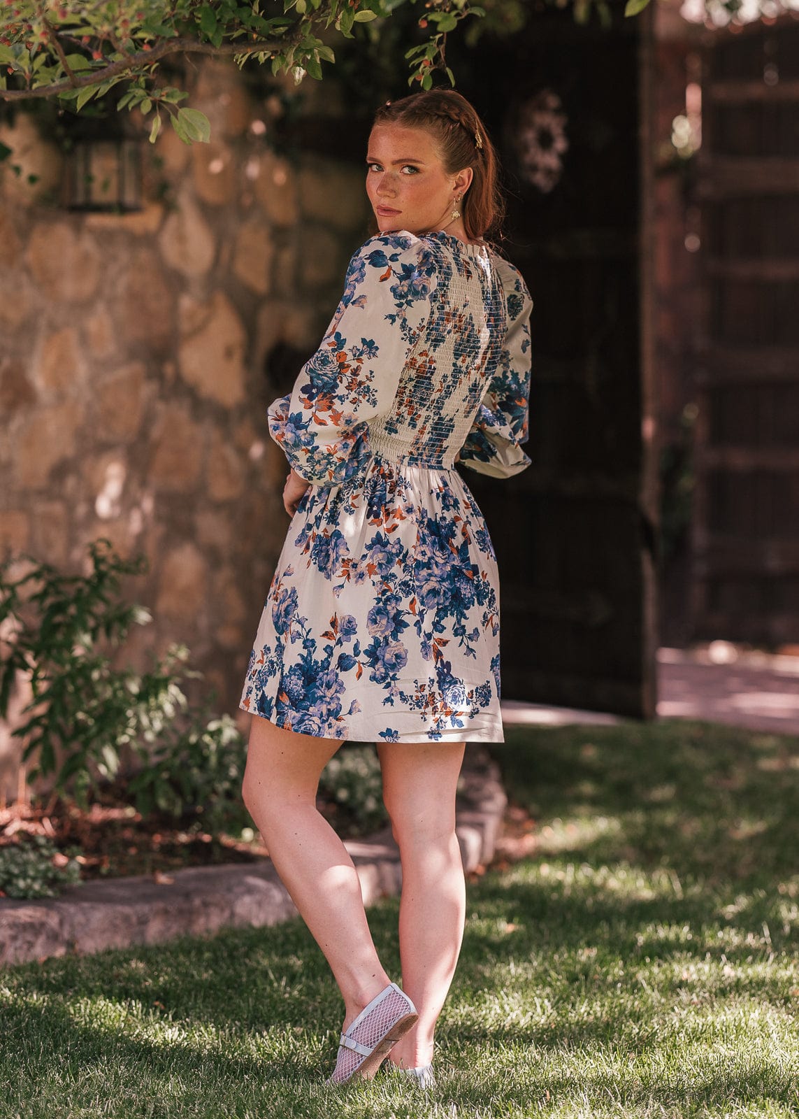 chic size inclusive model wearing JessaKae Hailey Dress