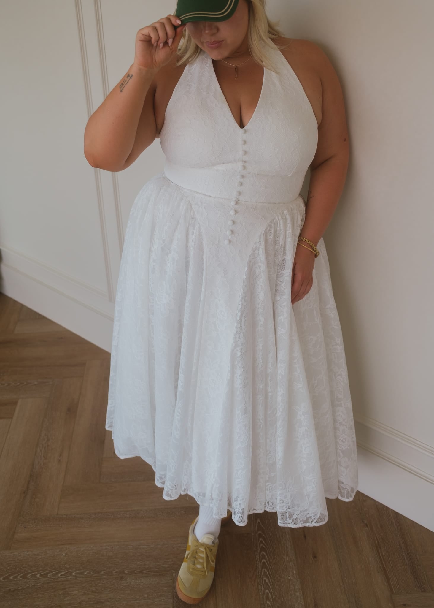 chic size inclusive model wearing JessaKae Harlow Dress Dresses