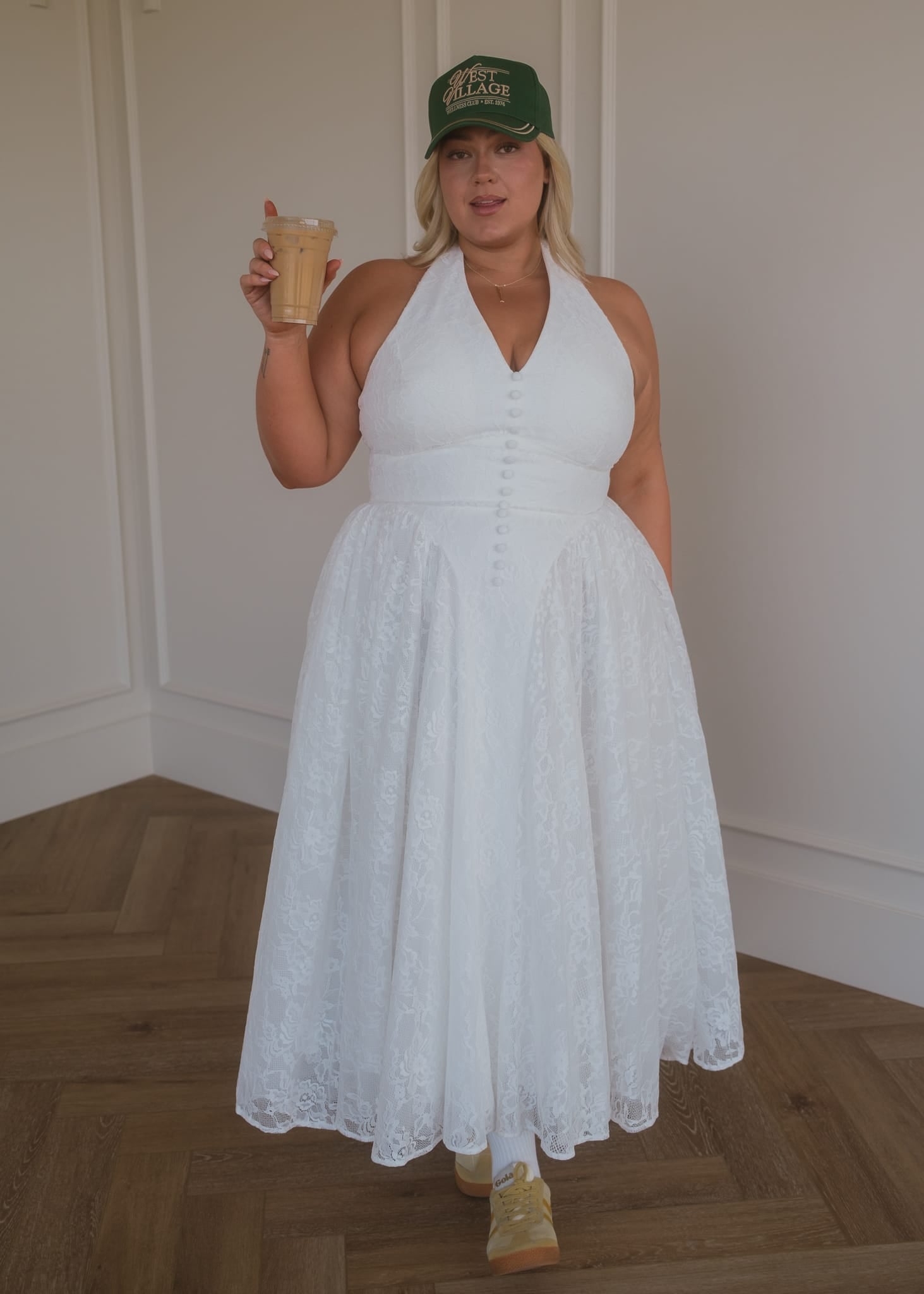 chic size inclusive model wearing JessaKae Harlow Dress Dresses