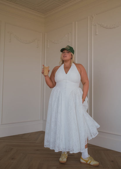 chic size inclusive model wearing JessaKae Harlow Dress Dresses