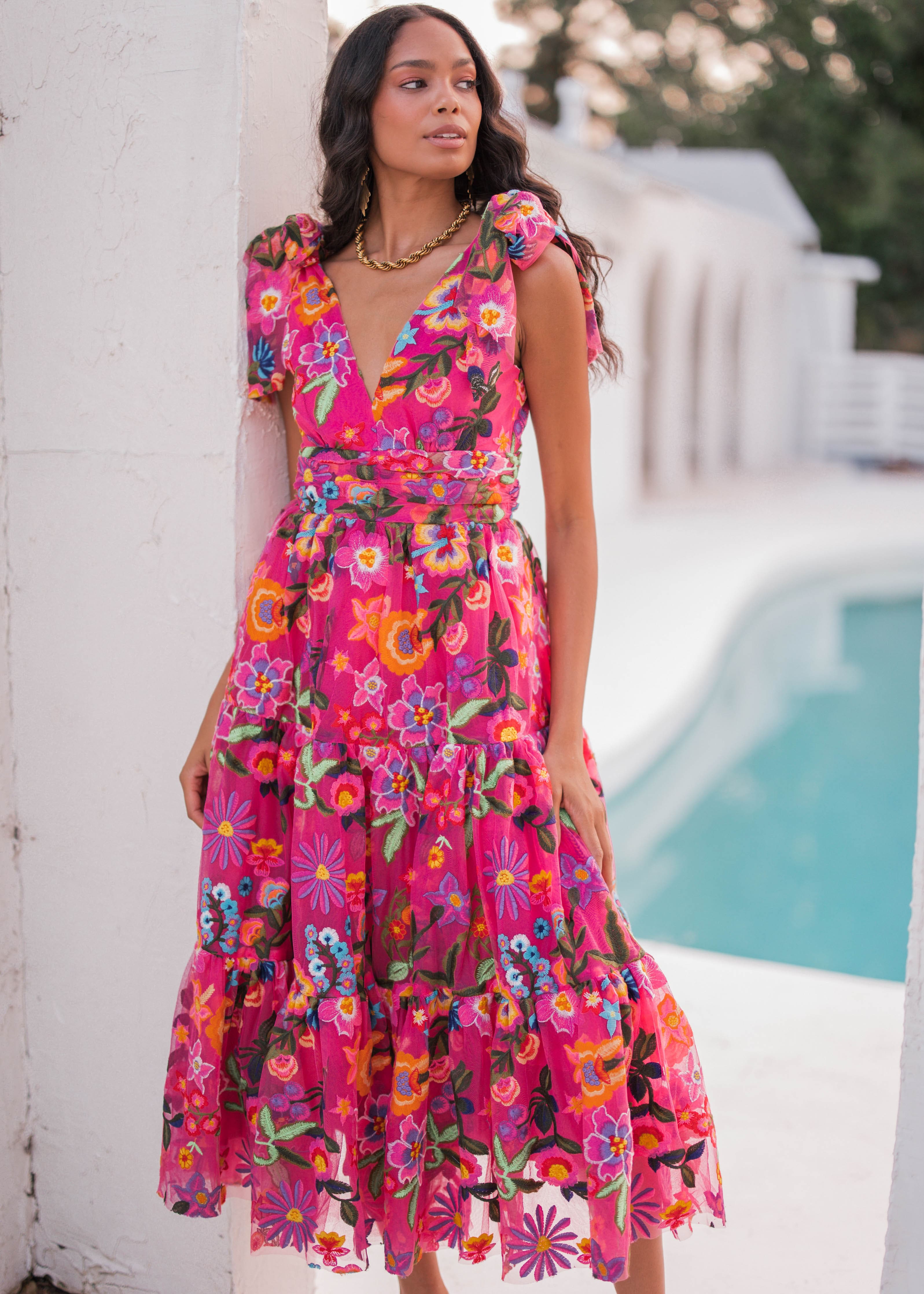 Hibiscus Dress Dresses - JessaKae - Hibiscus Dress - XXS