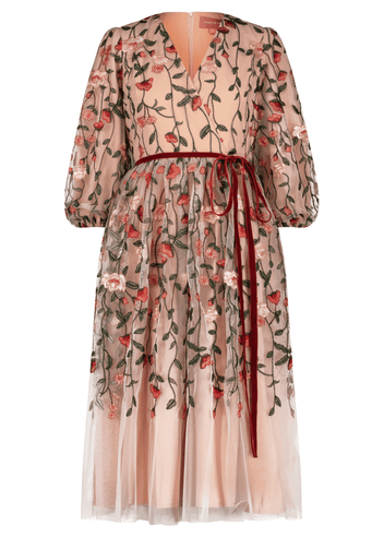 Holly Dress Dresses - JessaKae - Holly Dress_Rose / XXS