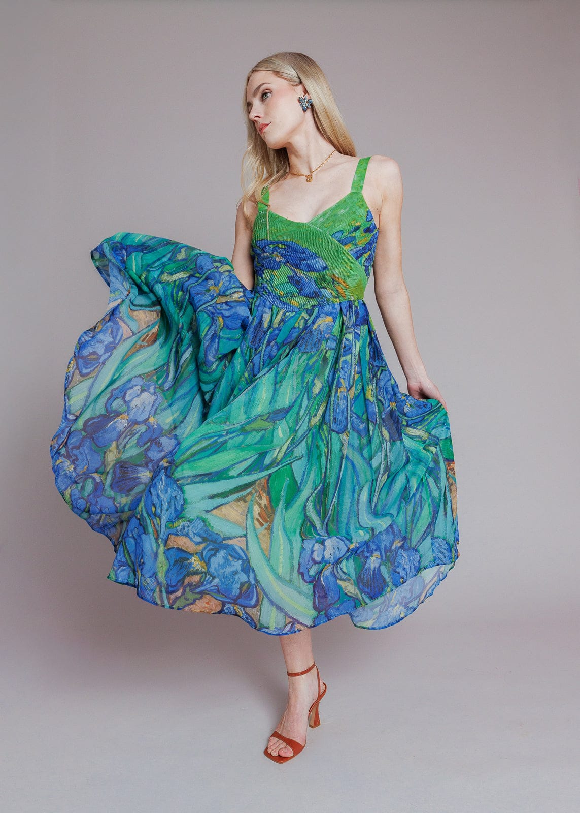 chic size inclusive model wearing JessaKae Iris Dress Dresses