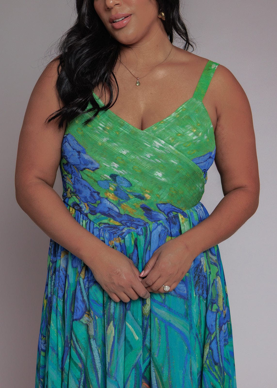 chic size inclusive model wearing JessaKae Iris Dress Dresses