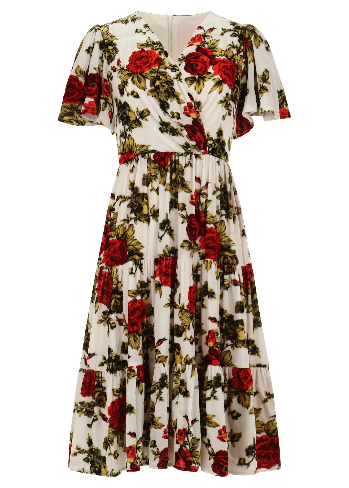 Isabella Dress Dresses - JessaKae - Isabella Dress - Vintage Rose / XXS