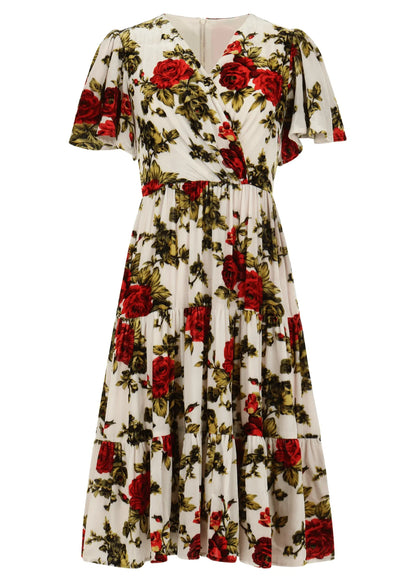 Isabella Dress Dresses - JessaKae - Isabella Dress - Vintage Rose / XXS