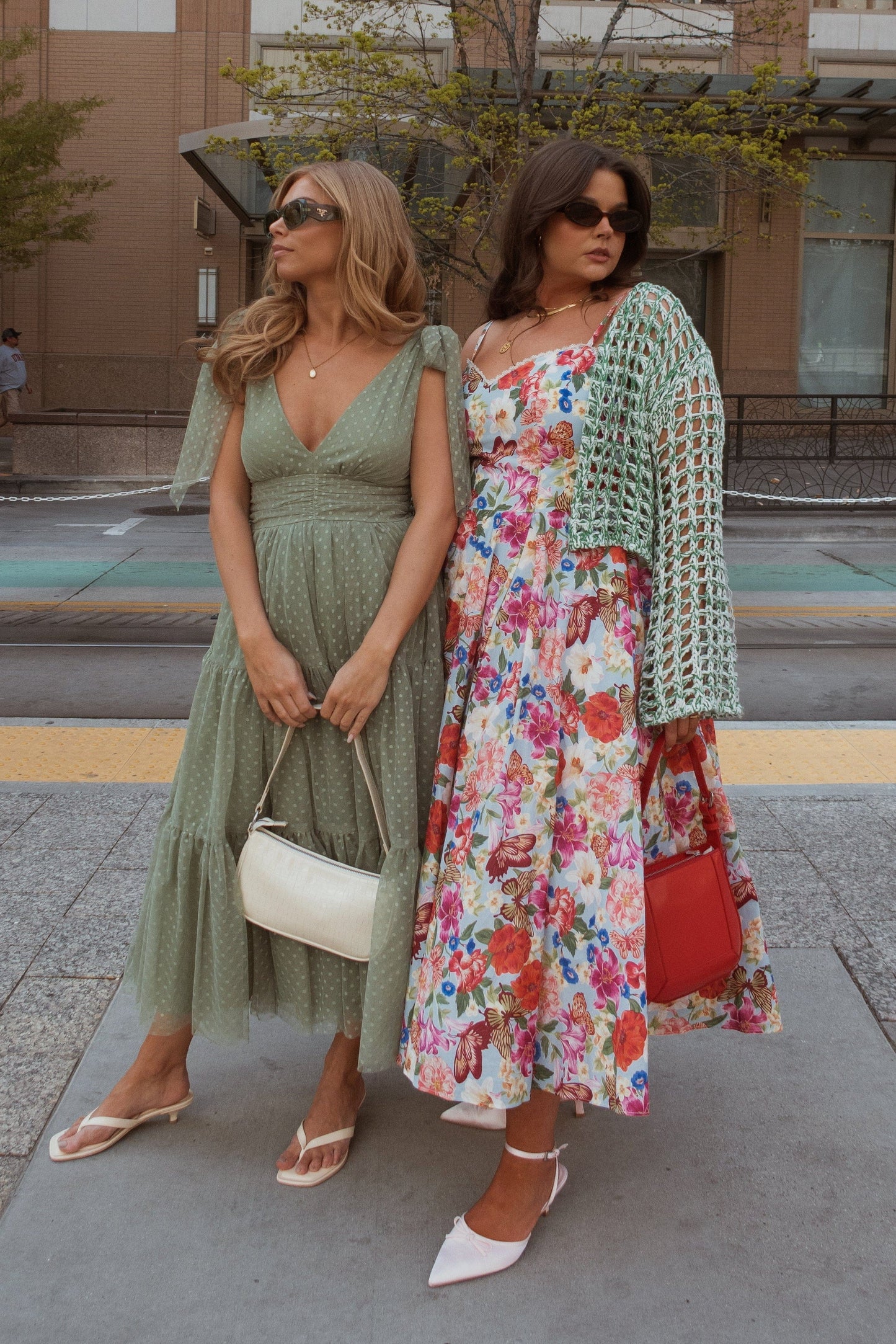 chic size inclusive model wearing JessaKae Jeanne Dress Dresses