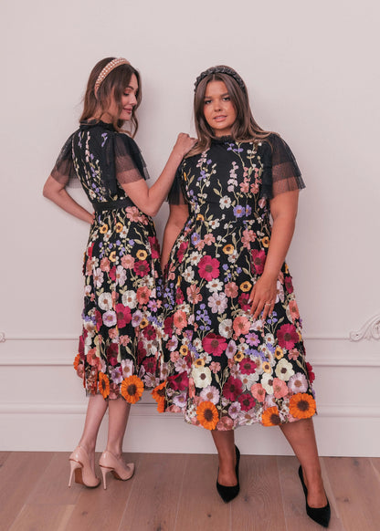 Jubilee Dress Dresses - JessaKae - Jubilee Dress - Black / XXS