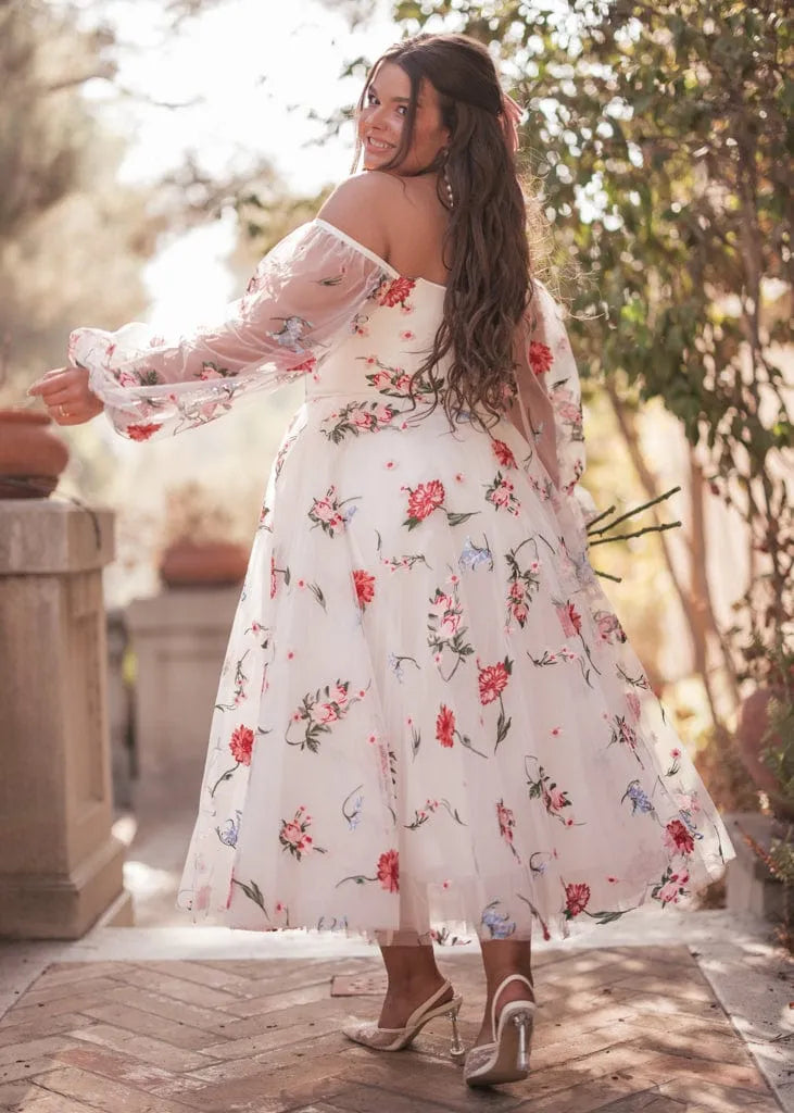 julianna embroidered dress Jenny Yoo Bridesmaid Dress Julianna in Ophelia Embroidered Tulle Ophelia Whisper Multi
