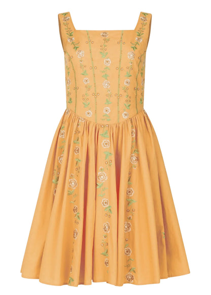 June Dress Dresses - JessaKae - June Dress - Apricot / XXS
