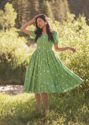 Juniper Dress Dresses - JessaKae - Juniper  Dress_Cool Green / XS