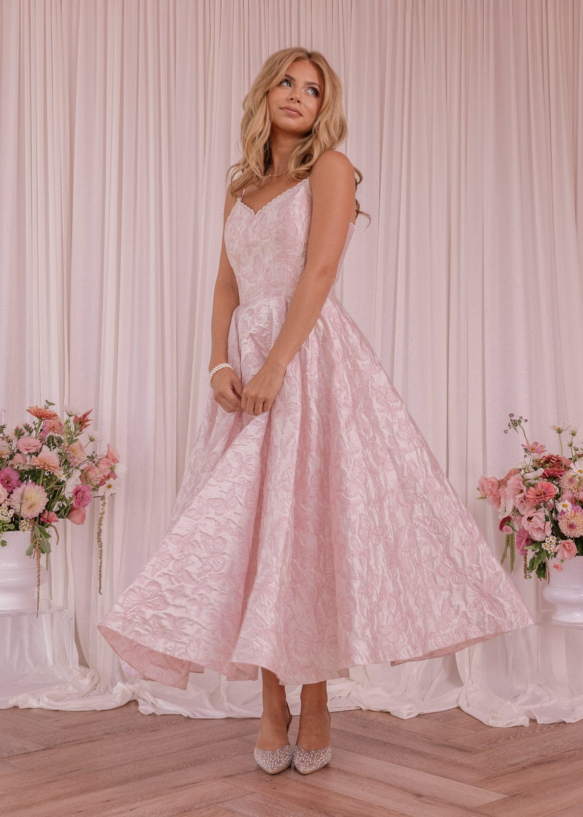 ribbon dress Kelly Dress - Pink Ribbon Edition🎗️ | Occasion Dress in Sizes XXS–6X