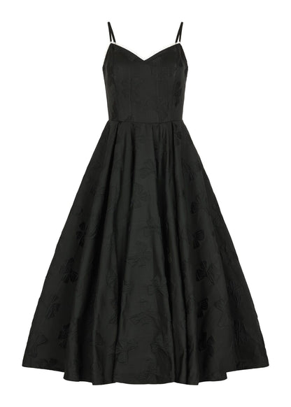 chic size inclusive model wearing JessaKae Kelly Dress