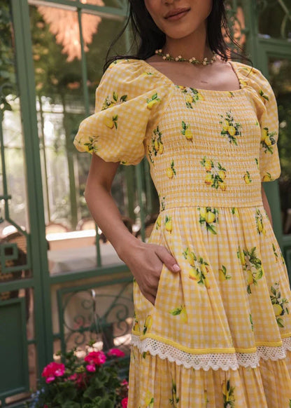 Lemon Meringue Dress Dresses - JessaKae - Lemon Meringue Dress - Lemon Meringue / XXS