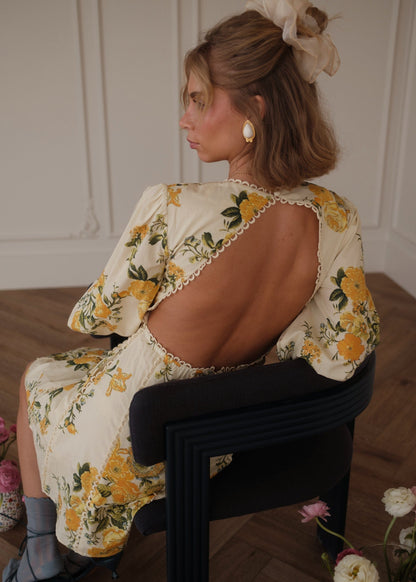 chic size inclusive model wearing JessaKae Lettie Dress