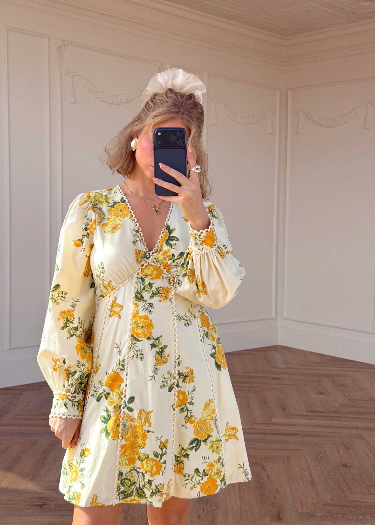 chic size inclusive model wearing JessaKae Lettie Dress