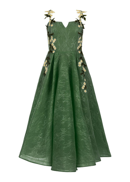 chic size inclusive model wearing JessaKae Lily Petal Dress