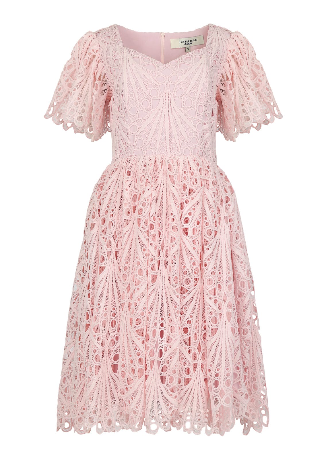 chic size inclusive model wearing JessaKae Linda Dress