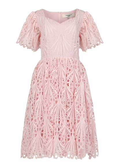 chic size inclusive model wearing JessaKae Linda Dress