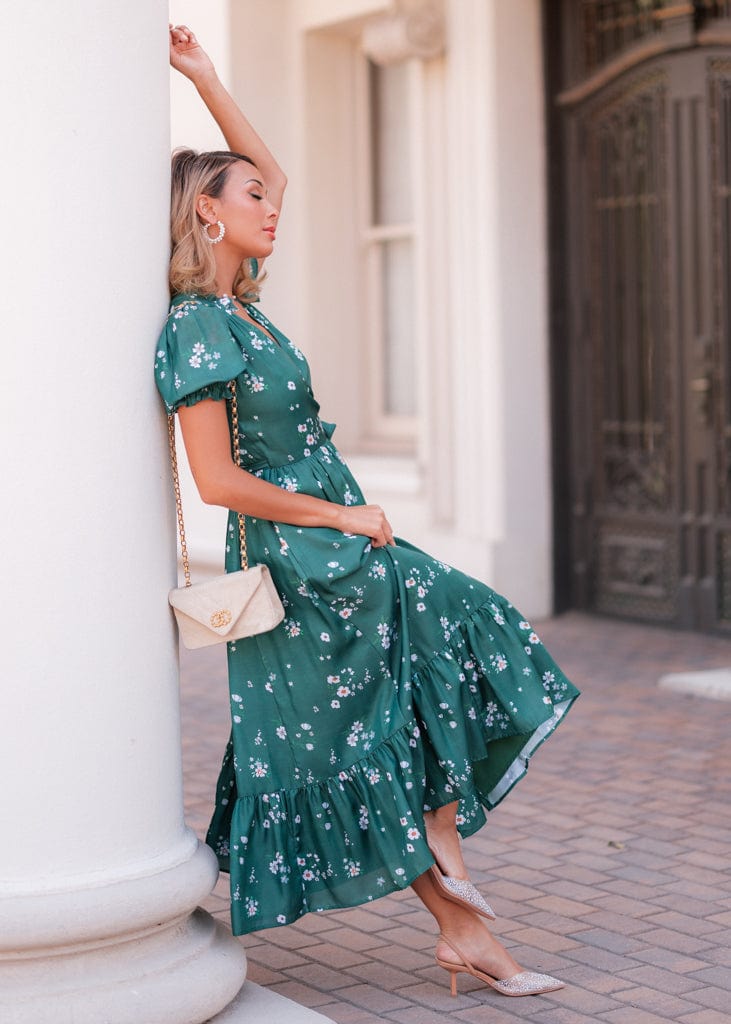 Lorelei Dress - Evergreen Meadow