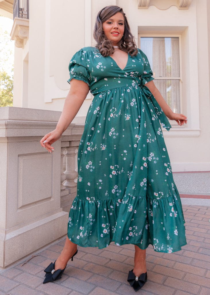 Lorelei Dress - Evergreen Meadow