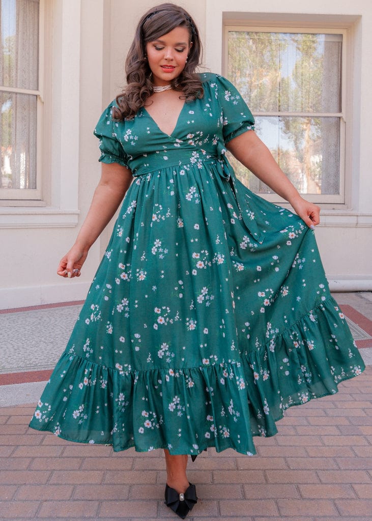 Lorelei Dress - Evergreen Meadow