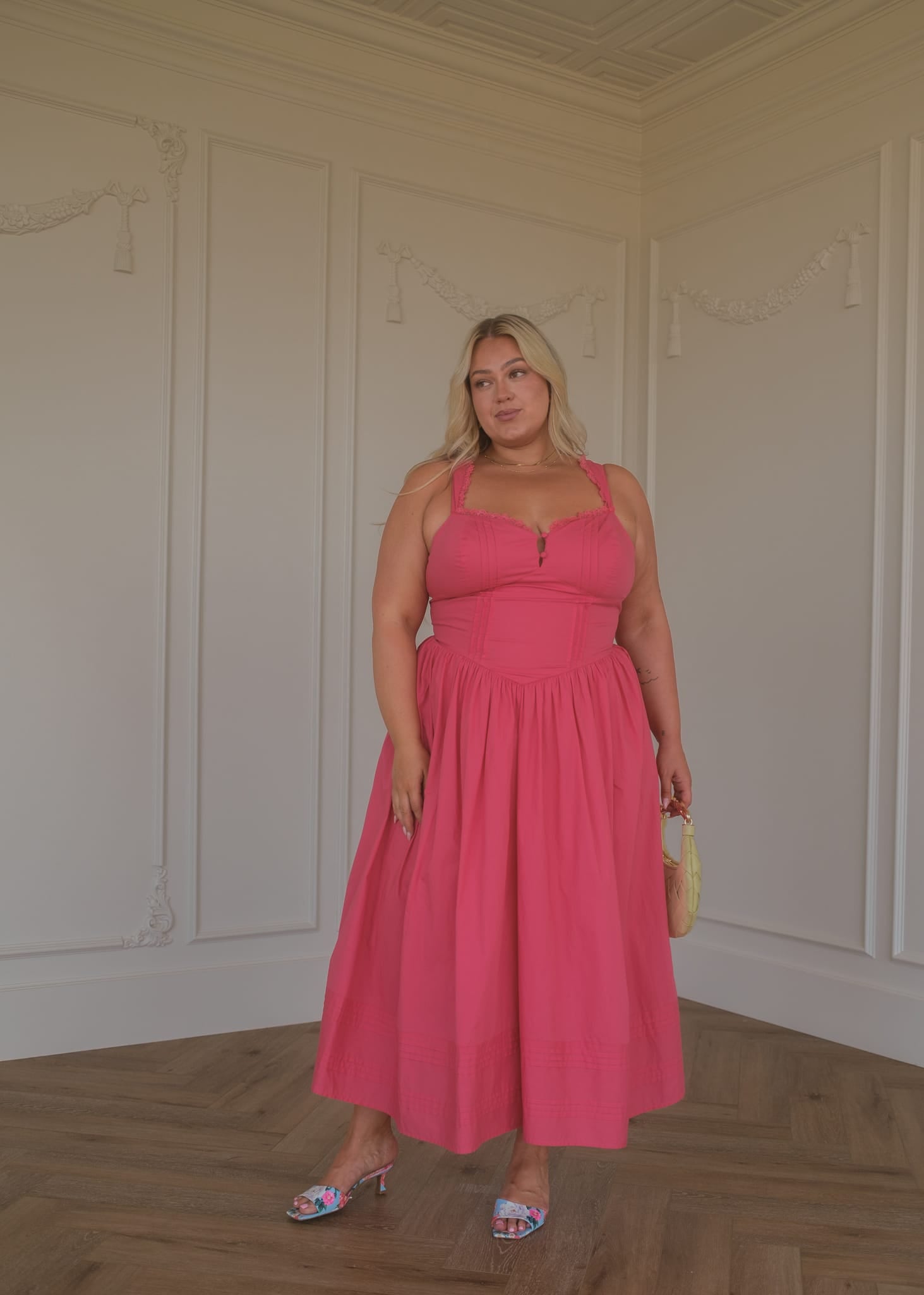 lottie pink dress Pink Satin Mini Dress