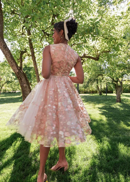 Lucille Dress Dresses - JessaKae - Lucille Dress - Blush / XXS