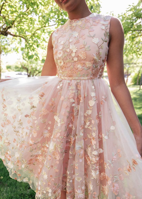 Lucille Dress - Blush