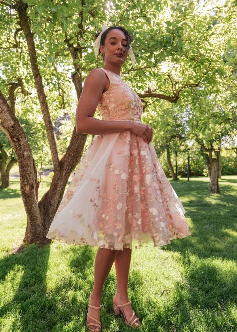 Lucille Dress Dresses - JessaKae - Lucille Dress - Blush / XXS