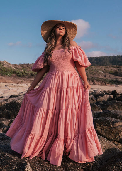 Luna Dress Dresses - JessaKae - Luna Dress - Rose / XXS