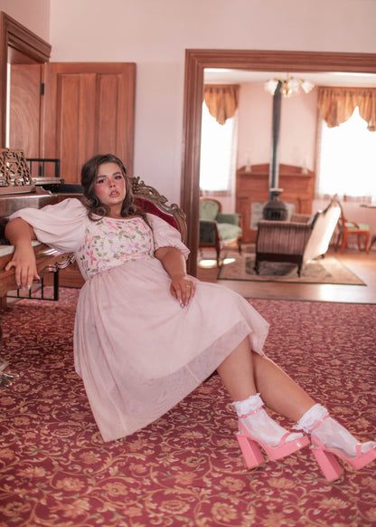 Macaron Dress Dresses - JessaKae - Macaron Dress - Pink / XXS