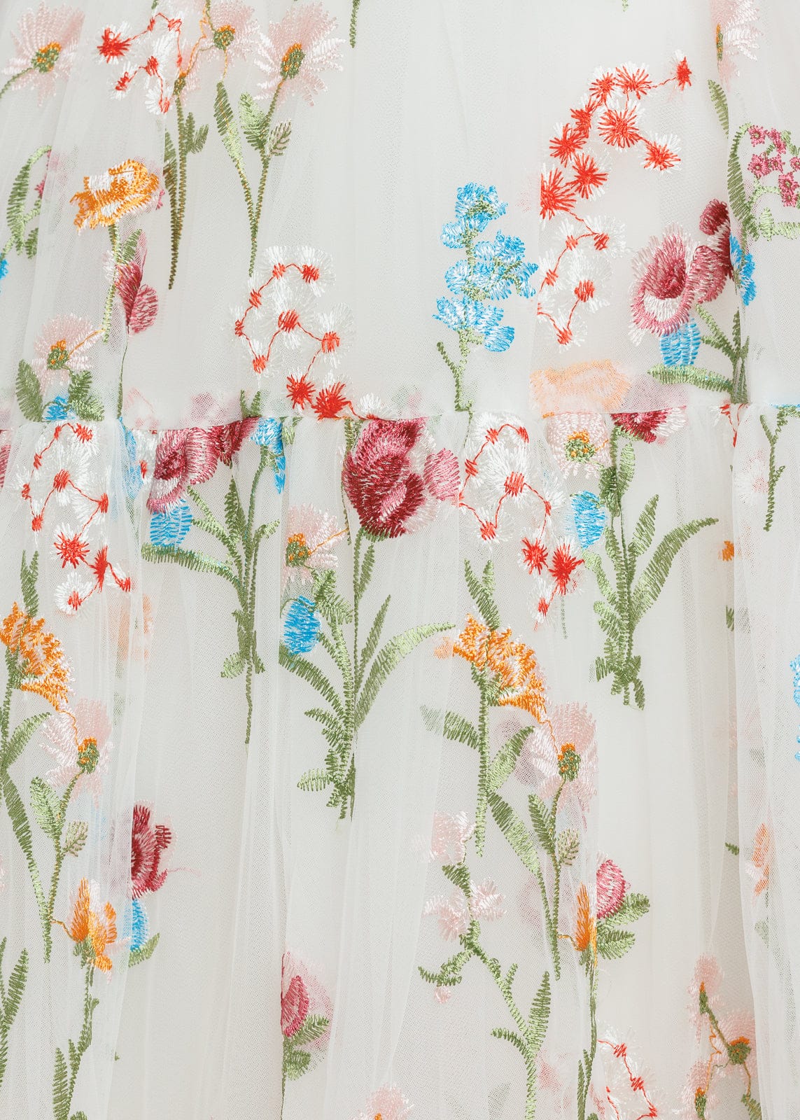 chic size inclusive model wearing JessaKae Margaret Floral Midi Dress White Dresses