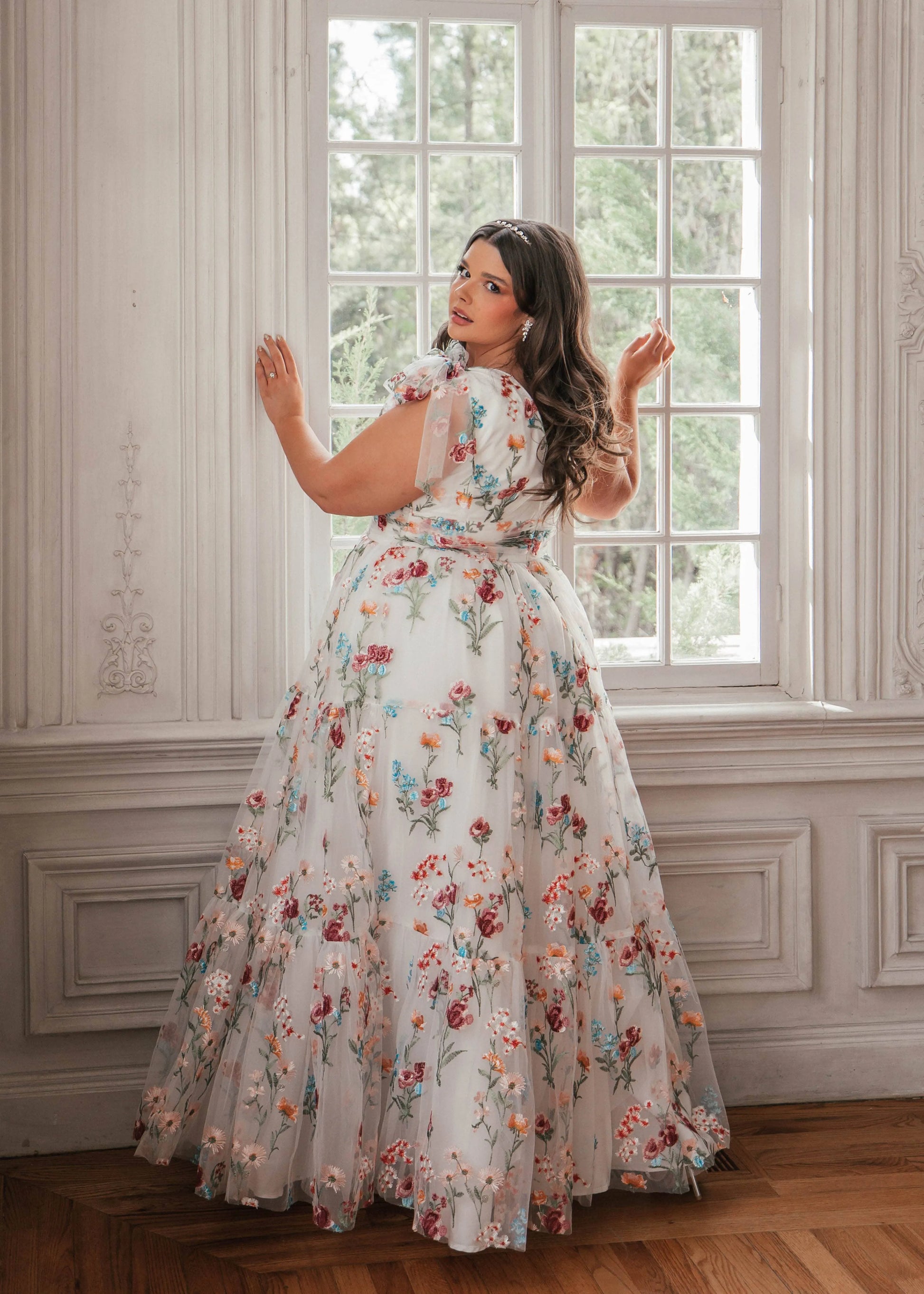 Margaret Maxi Dress Dresses - JessaKae - Margaret Maxi Dress - White Floral / XXS