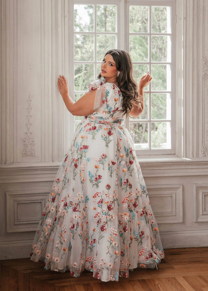 Margaret Maxi Dress Dresses - JessaKae - Margaret Maxi Dress - White Floral / XXS