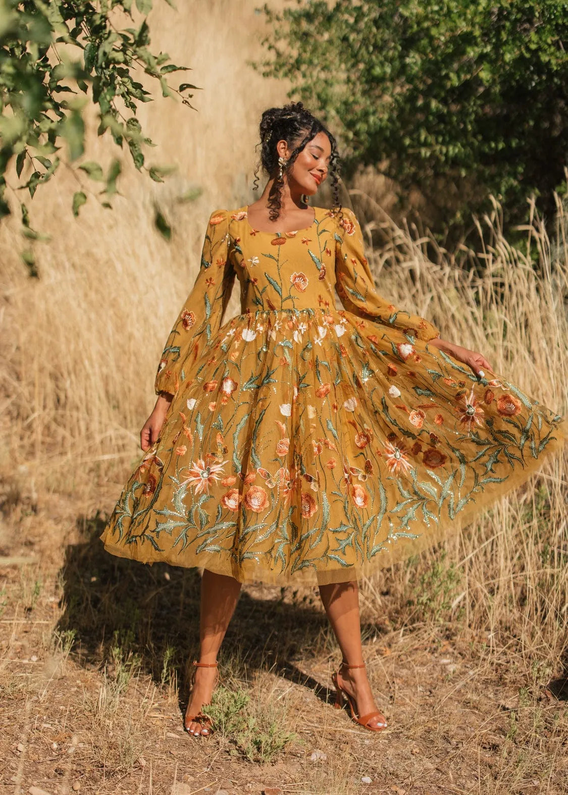 Marigold Dress Dresses - JessaKae - Marigold Dress - Marigold / XXS