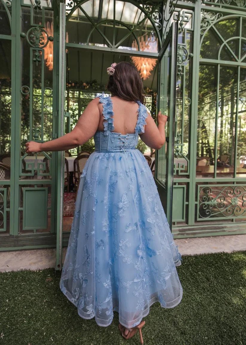 Mariposa Dress Dresses - JessaKae - Mariposa Dress - Flutter Blue / 00