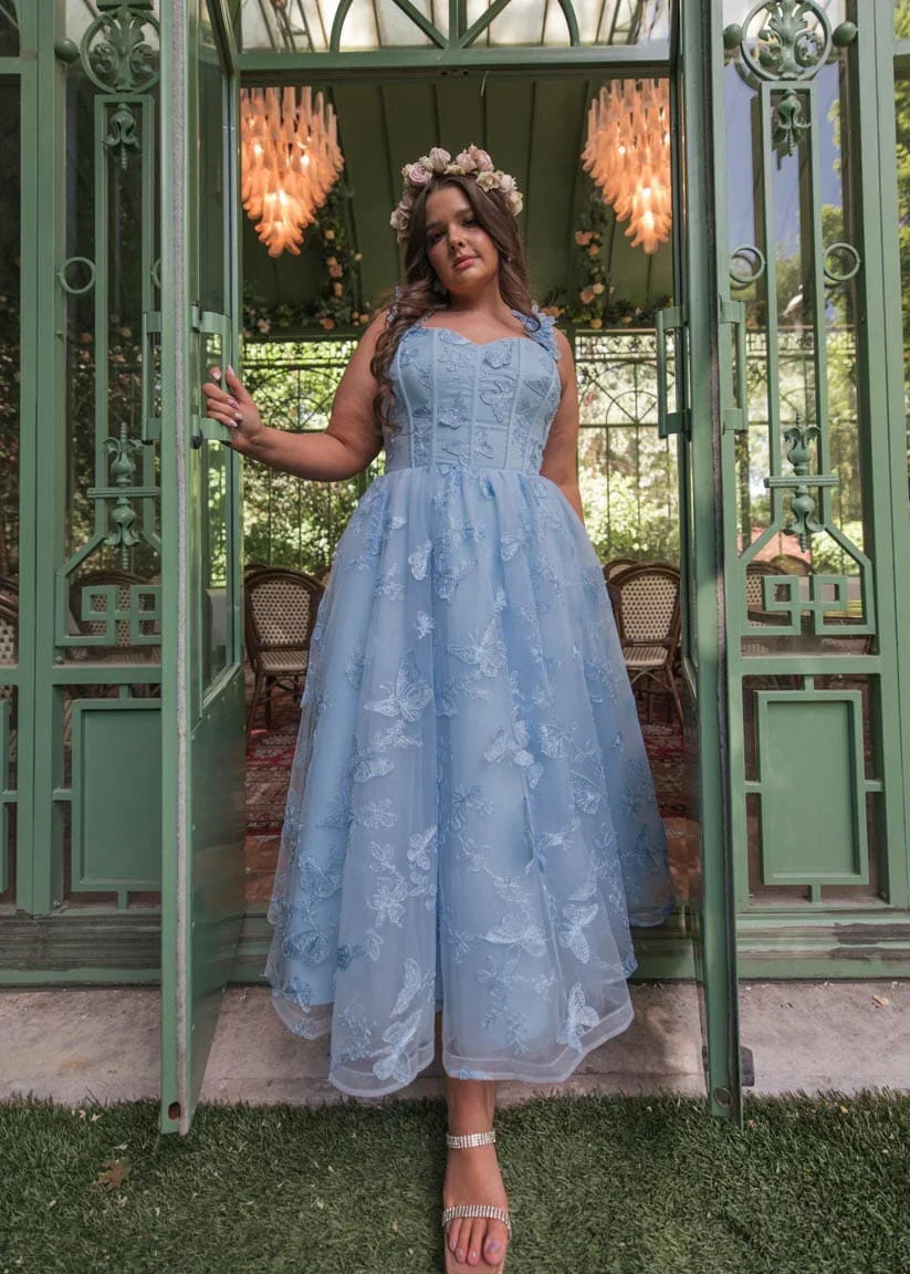 Mariposa Dress Dresses - JessaKae - Mariposa Dress - Flutter Blue / 00