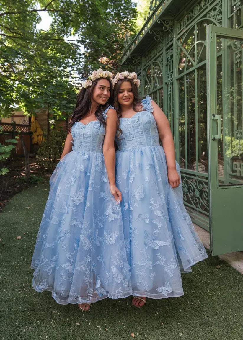 Mariposa Dress Dresses - JessaKae - Mariposa Dress - Flutter Blue / 00