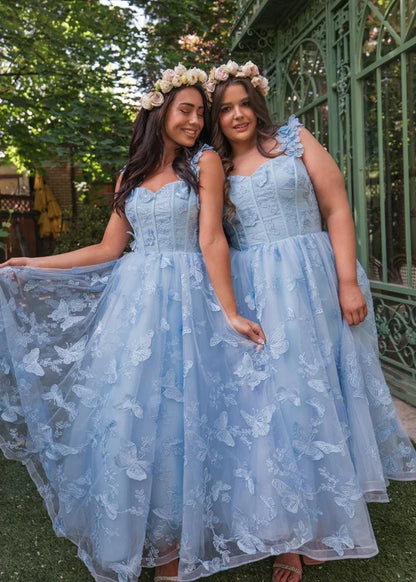 Mariposa Dress Dresses - JessaKae - Mariposa Dress - Flutter Blue / 00