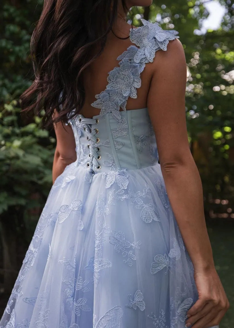 Mariposa Dress Dresses - JessaKae - Mariposa Dress - Flutter Blue / 00