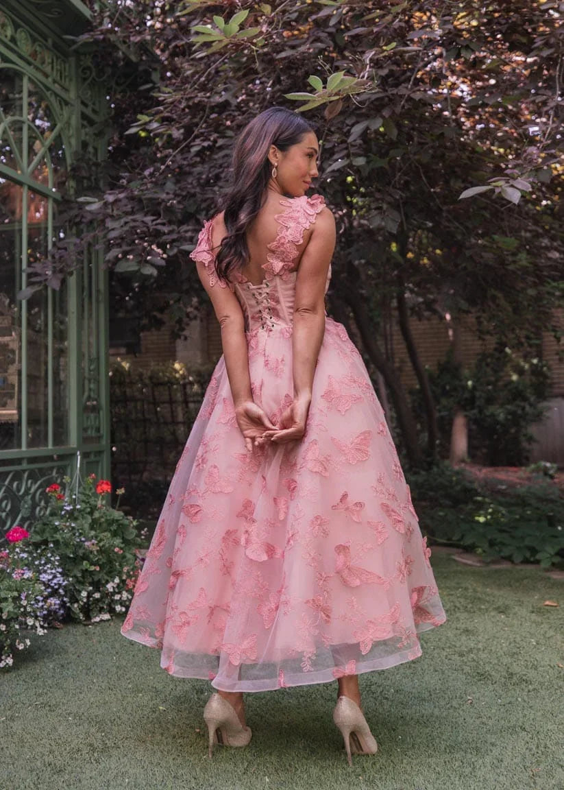 Mariposa Dress Dresses - JessaKae - Mariposa Dress - Flutter Blue / 00