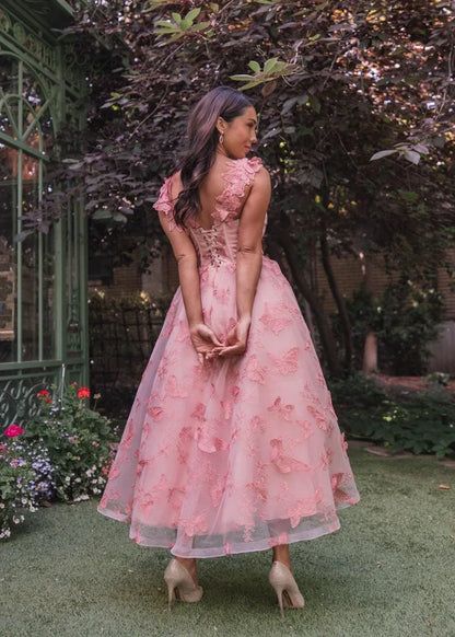 Mariposa Dress Dresses - JessaKae - Mariposa Dress - Flutter Blue / 00